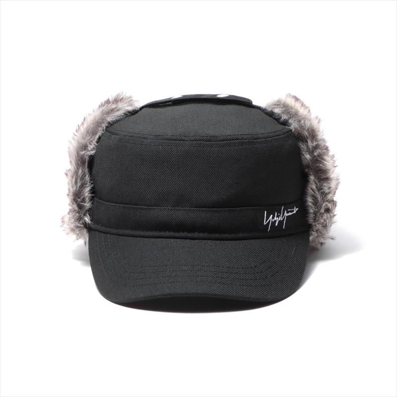 YOHJI YAMAMOTO x NEW ERA Range Earflap Cap FW2020 Signature Logo