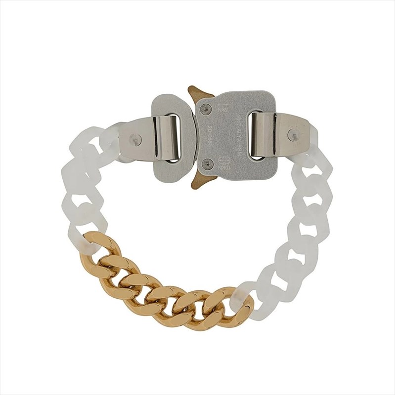 1017 ALYX 9SM Transparent Chain And Metal Bracelet