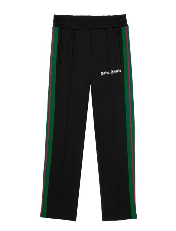 PALM ANGELS College Track Pants (Black/White)