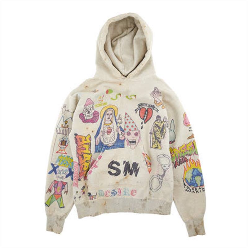 SAINT Mxxxxxx Hoodie Graffiti Grey