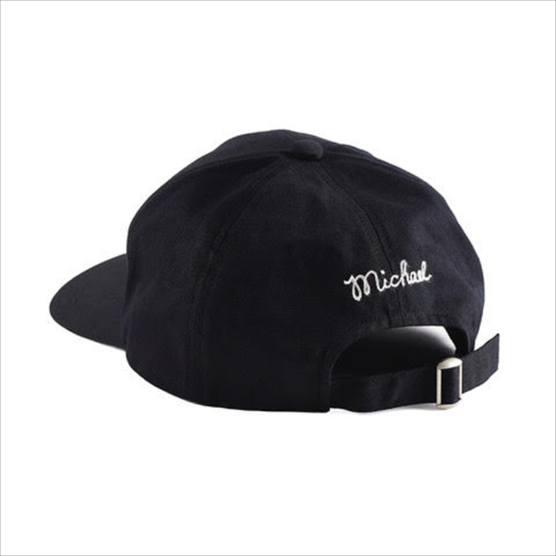 SAINT Mxxxxxx CAP LOGO BLACK キャップ