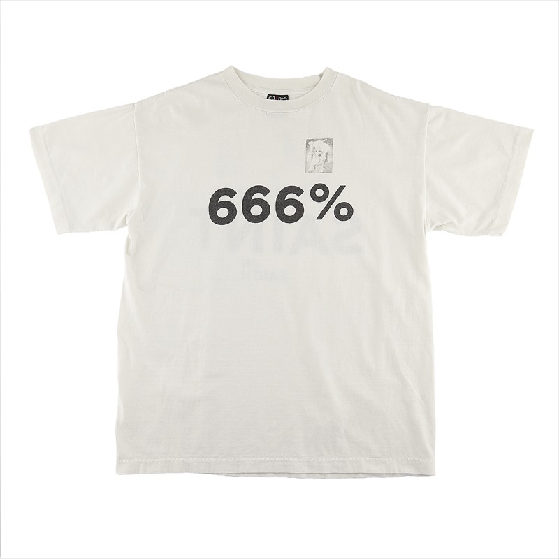 SAINT Mxxxxxx T-Shirt 666% White