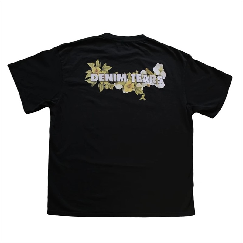 デニムティアーズ DENIM TEARS  Black Mary-Saint Mary TEE ブラックマーリーセイントマーリープリントTシャツ メンズ XL