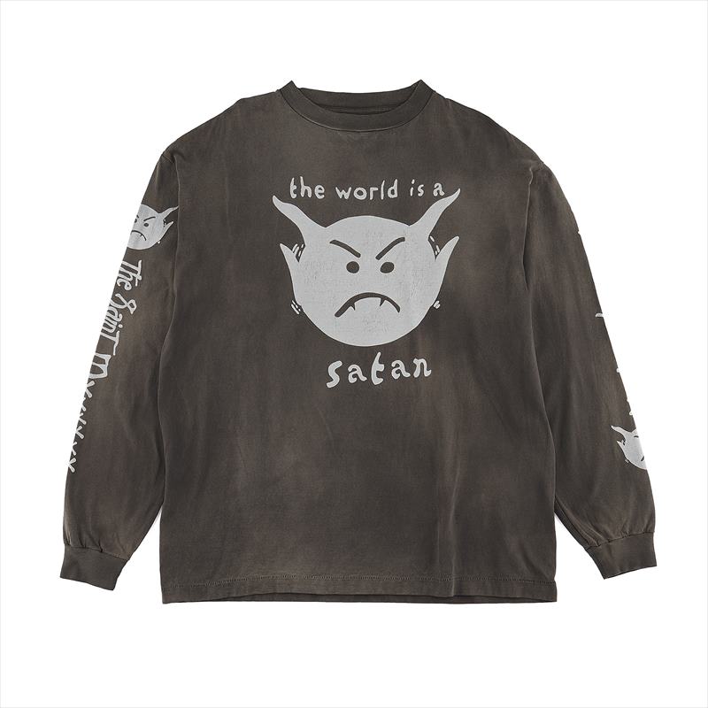 SAINT Mxxxxxx L/S T-Shirt Satan Black