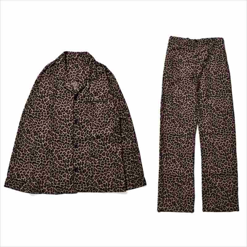 画像1: MINEDENIM Flannel Leopard Pajama (パジャマ) (1)