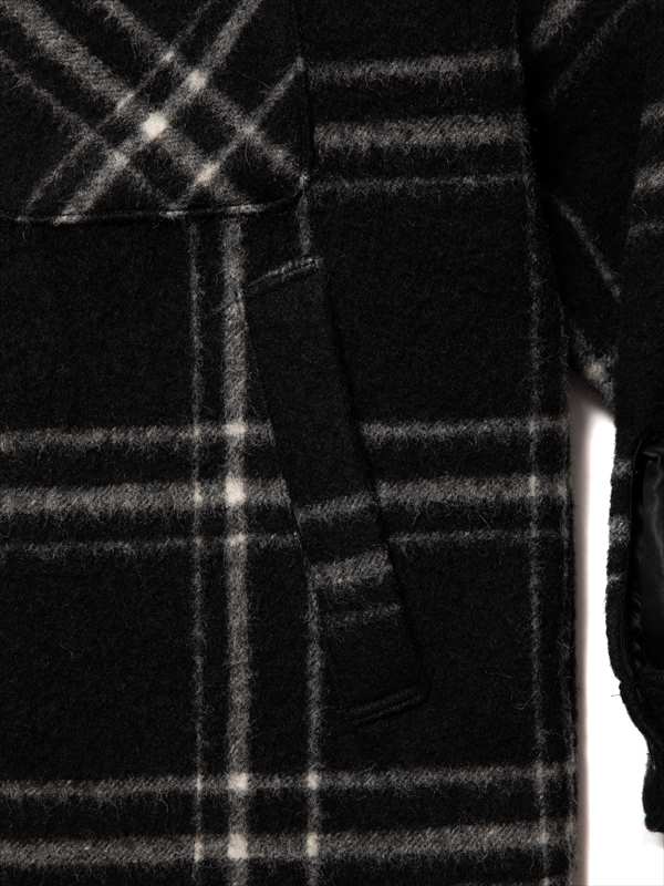 COOTIE Napping Windowpane CPO Jacket 即納・送料無料 cootie productions CPO jacket offwhite その他