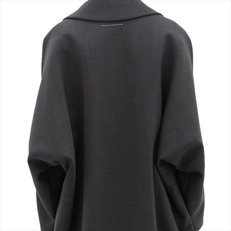 MM6 Maison Margiela Single-Breasted Cocoon Coat