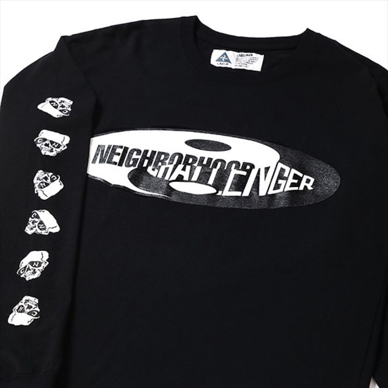 CHALLENGER x NEIGHBORHOOD 2021 Mix Logo Skull L/S Tee