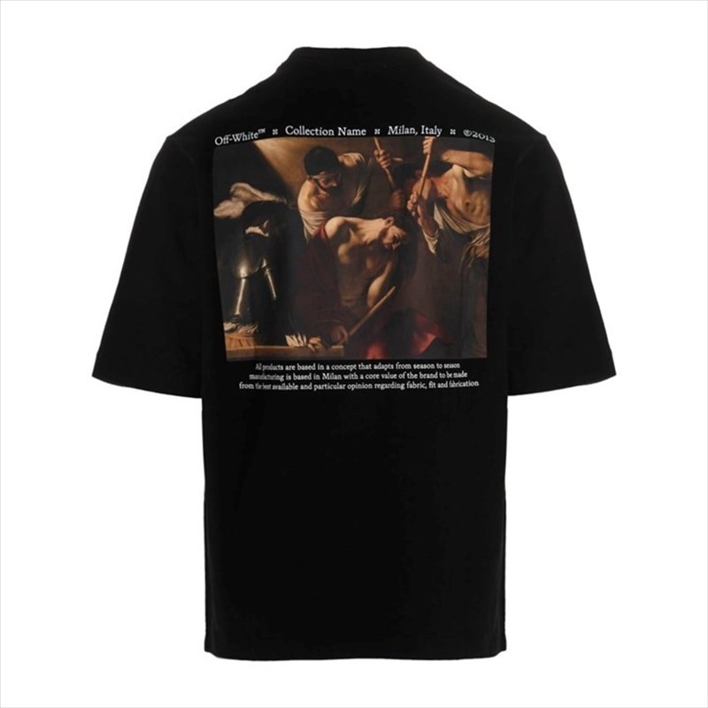 OFF-WHITE Caravaggio Crowning Skate S/S T-shirt