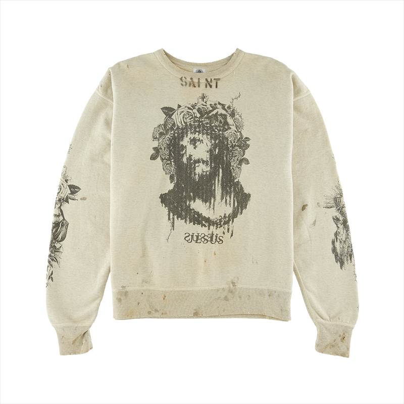 SAINTMICHAEL SWEAT SHIRT/ KAWAMURA / GRY