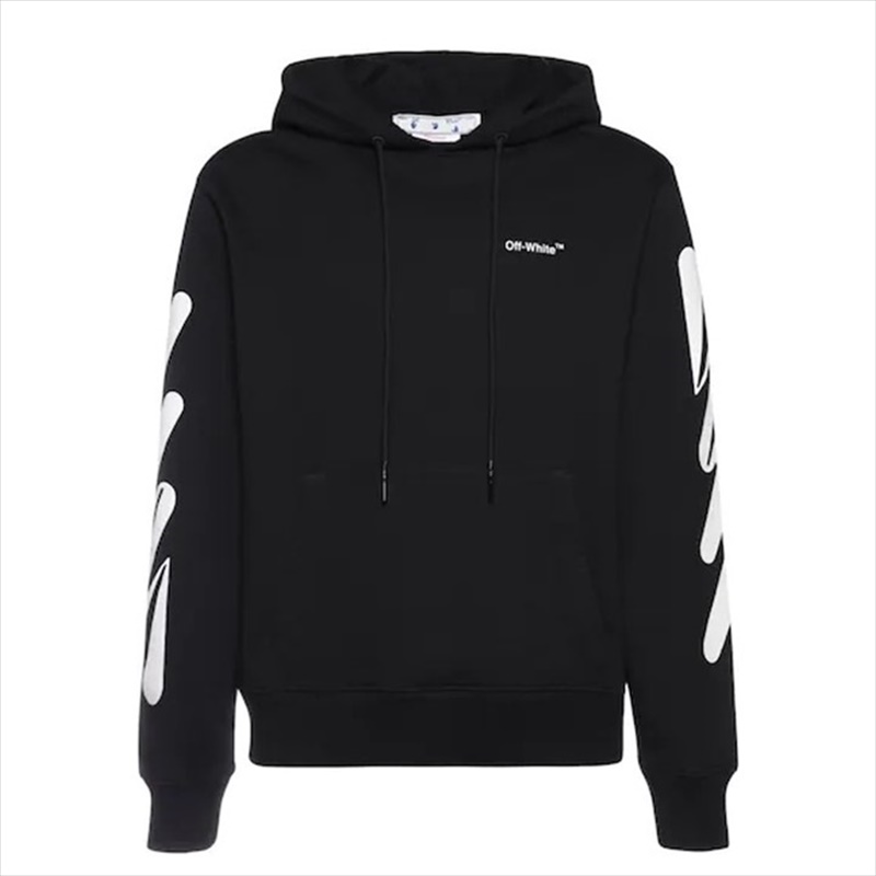 よろしくお願いします【Off-White】WAVE OUTL SLIM HOODIE 黒XXLサイズ