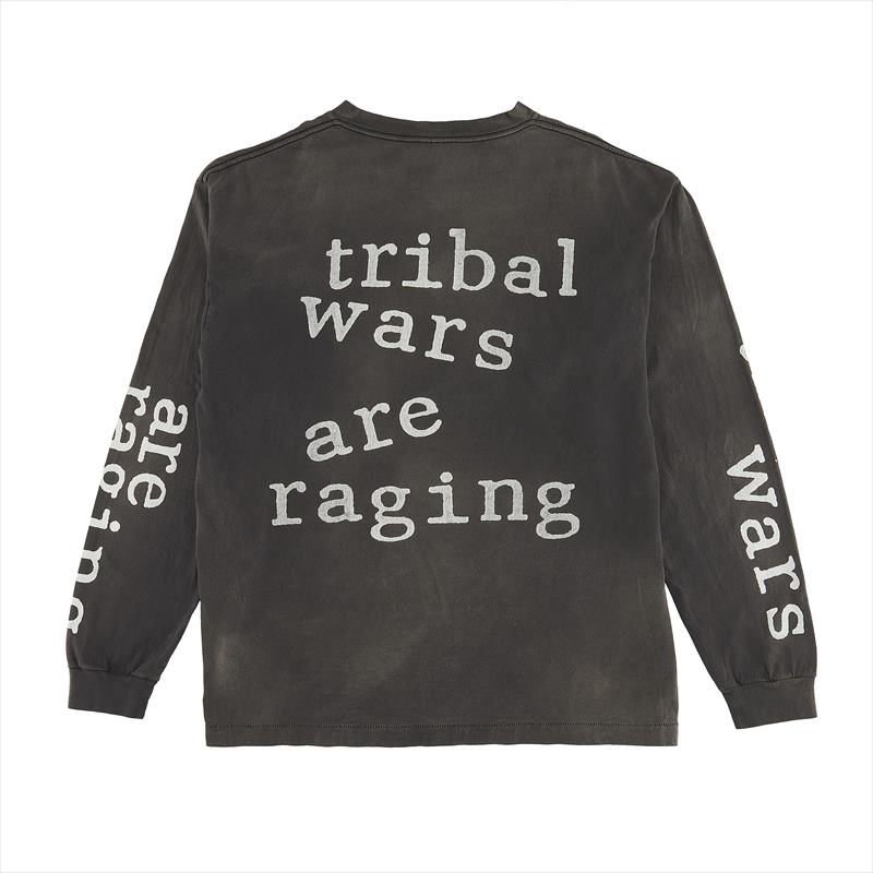 SAINT Mxxxxxx L/S T-Shirt Tribal Wars Black
