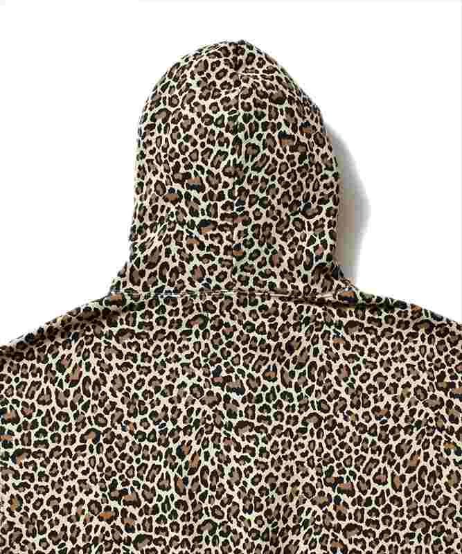MINEDENIM Leopard Zip Hoodie