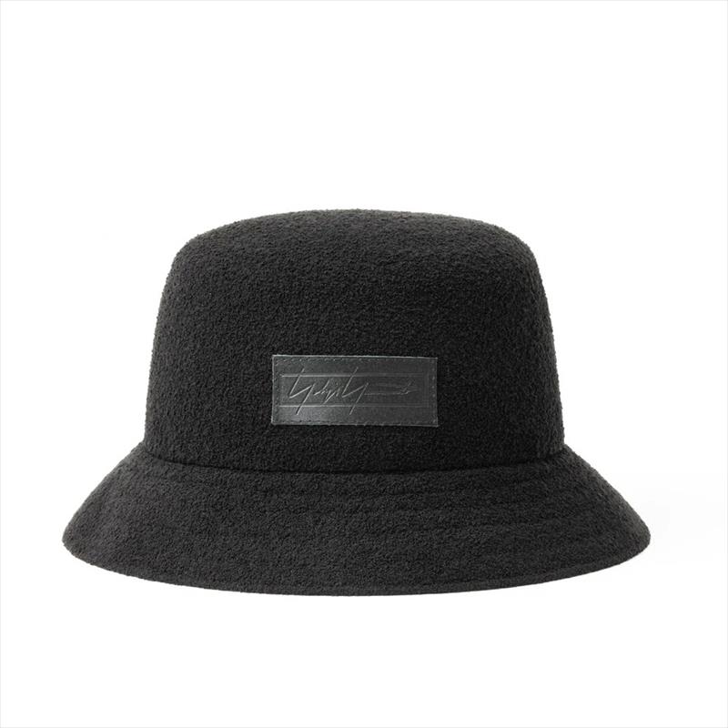 YOHJI YAMAMOTO x NEW ERA Bucket-01 Tropical Hat 2022SS Leather Patch