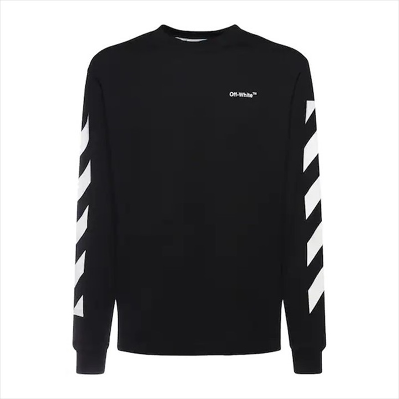 OFF-WHITE  Tシャツ 長袖 黑L