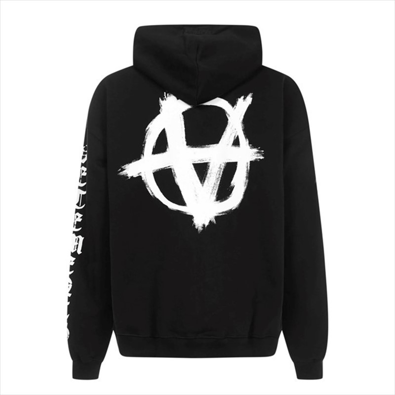 VETEMENTS Double Anarchy Logo Hoodie