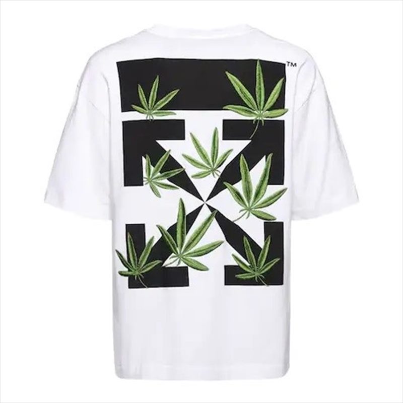 OFF-WHITE Weed Arrows Over Skate S/S T-shirt (White)