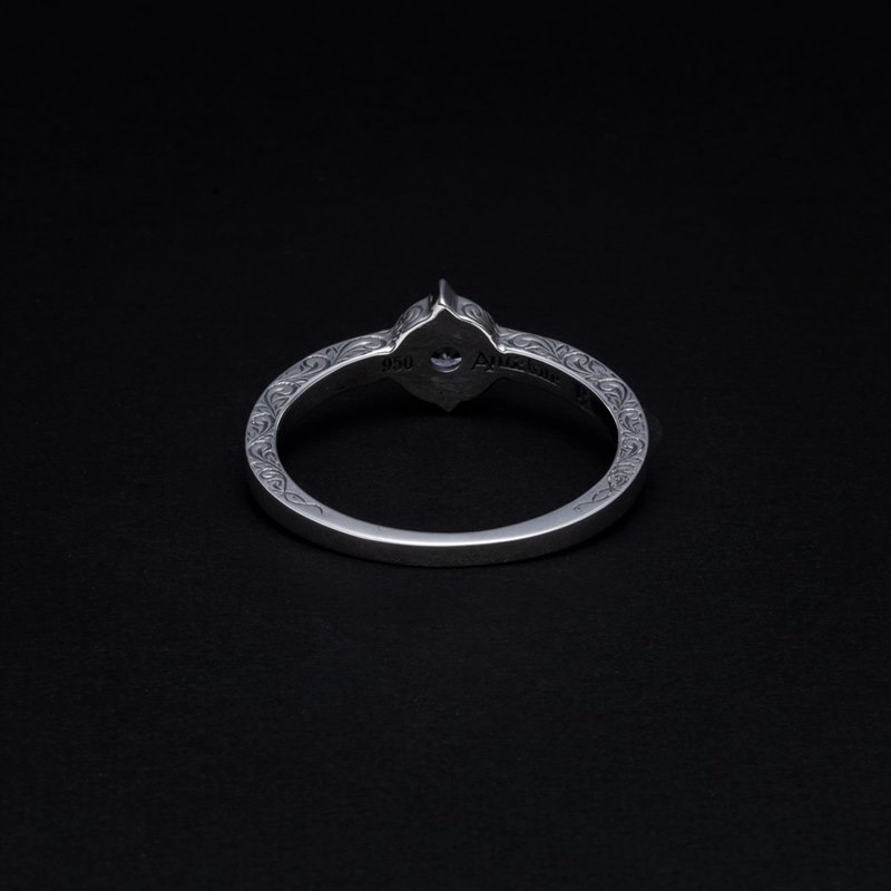 Antidote Buyers Club Ring Heart Engraved