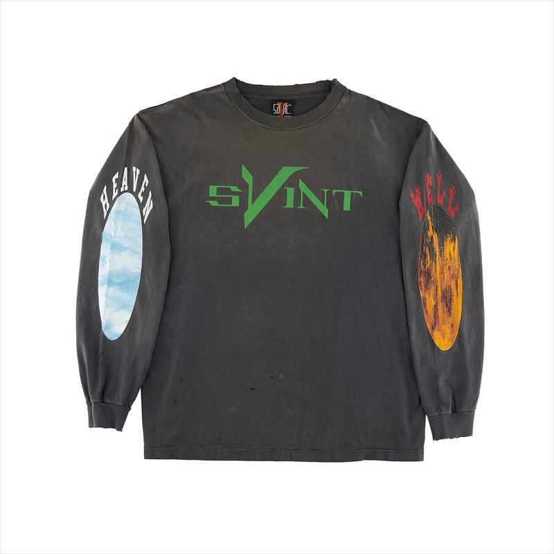 SAINT MICHAEL VLONE SKULL Tシャツ