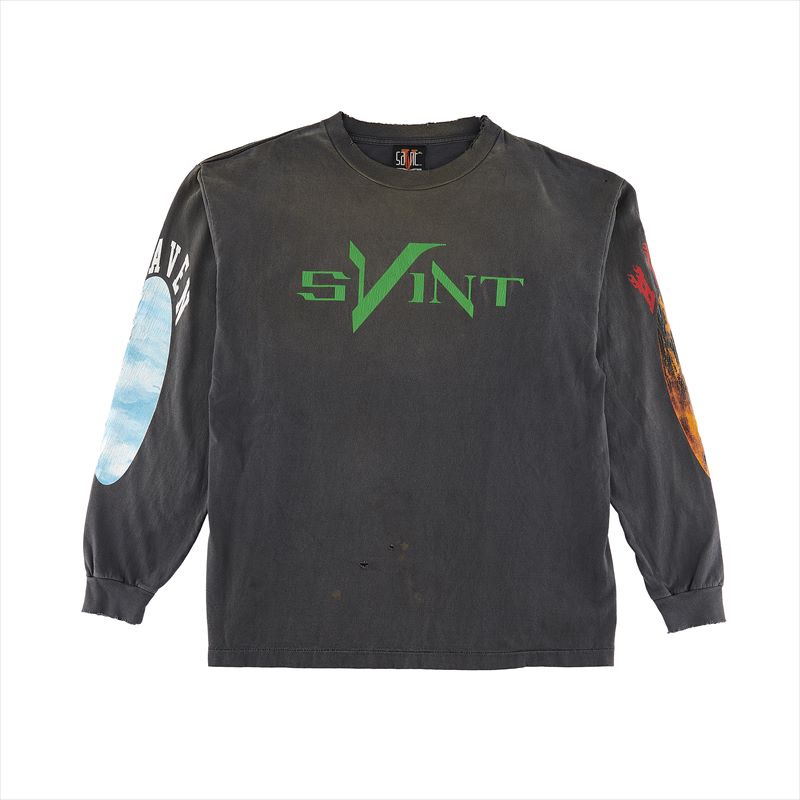 SAINT Mxxxxxx x VLONE L/S T-Shirt Skull