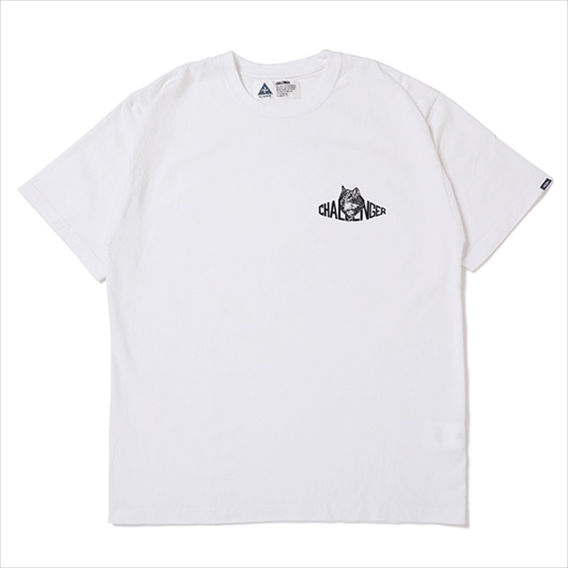 CHALLENGER チャレンジャー Tシャツ ウルフ グラフィック クルーネックTシャツ WOLF LOGO TEE 22AW ブラック 黒 XXL トップス カットソー 半袖 【メンズ】