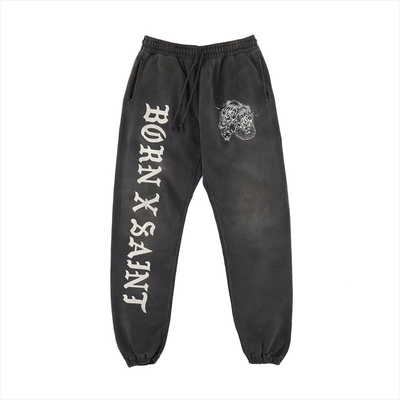 数量限定セール  Mxxxxxx SAINT x Black Saint Born Pants Sweat RAISED X BORN レッグウェア