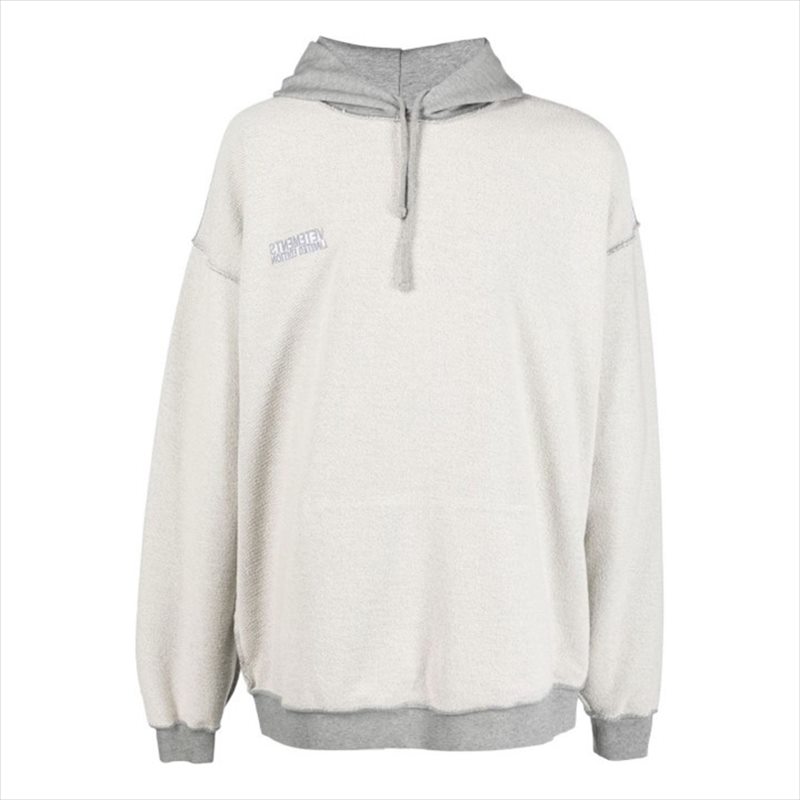 VETEMENTS All Grey Inside Out Hoodie