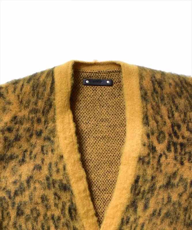 【Ameri】KID MOHAIR LEOPARD KNIT