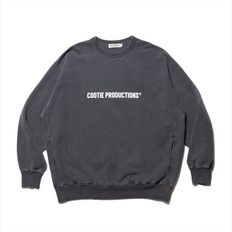 COOTIE Pigment DyedSweatCrew  CTE-22A306