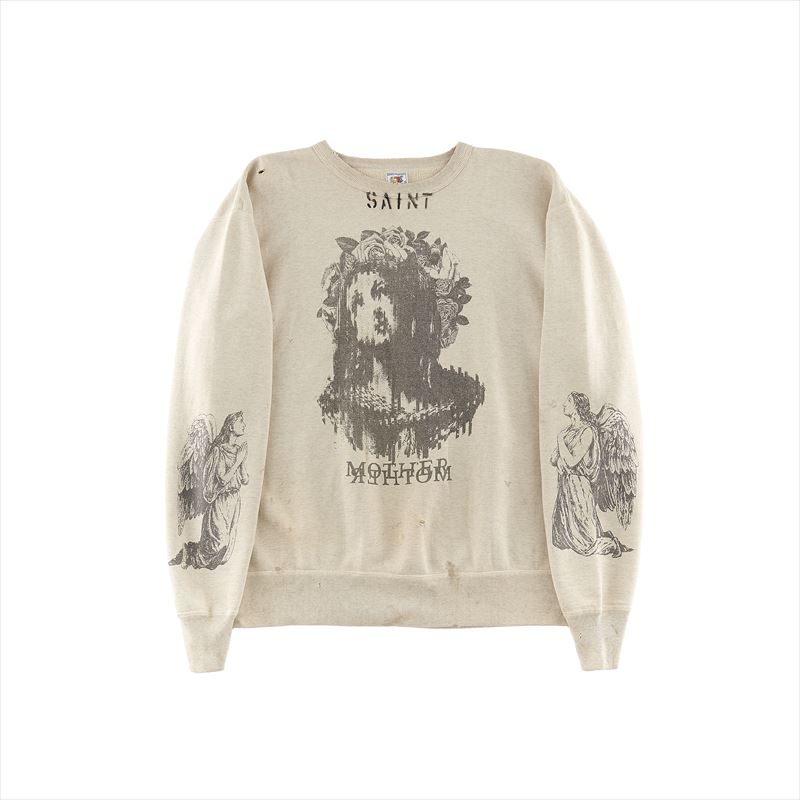 SAINT Mxxxxxx x Kosuke Kawamura Crew Sweat Mother Grey