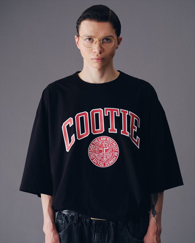 COOTIE PRODUCTIONS Print Oversized S/S Tee COLLEGE