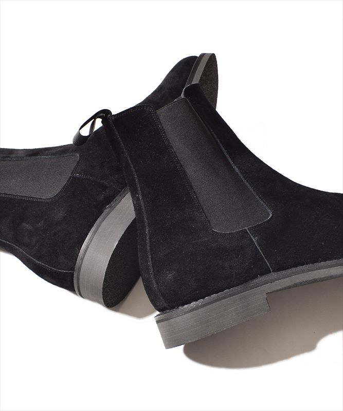 MINEDENIM Suede Leather Side Gore Boots