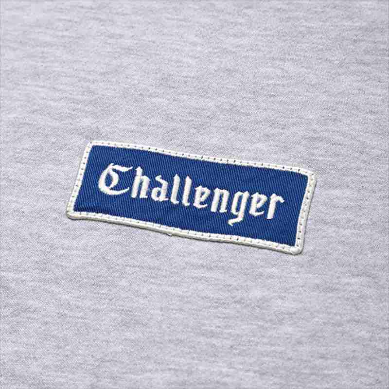 CHALLENGER チャレンジャー パーカー カレッジロゴ スウェットパーカー COLLEGE HOODIE 23SS アッシュグレー M トップス フーディー スウェットシャツ 【メンズ】【美品】