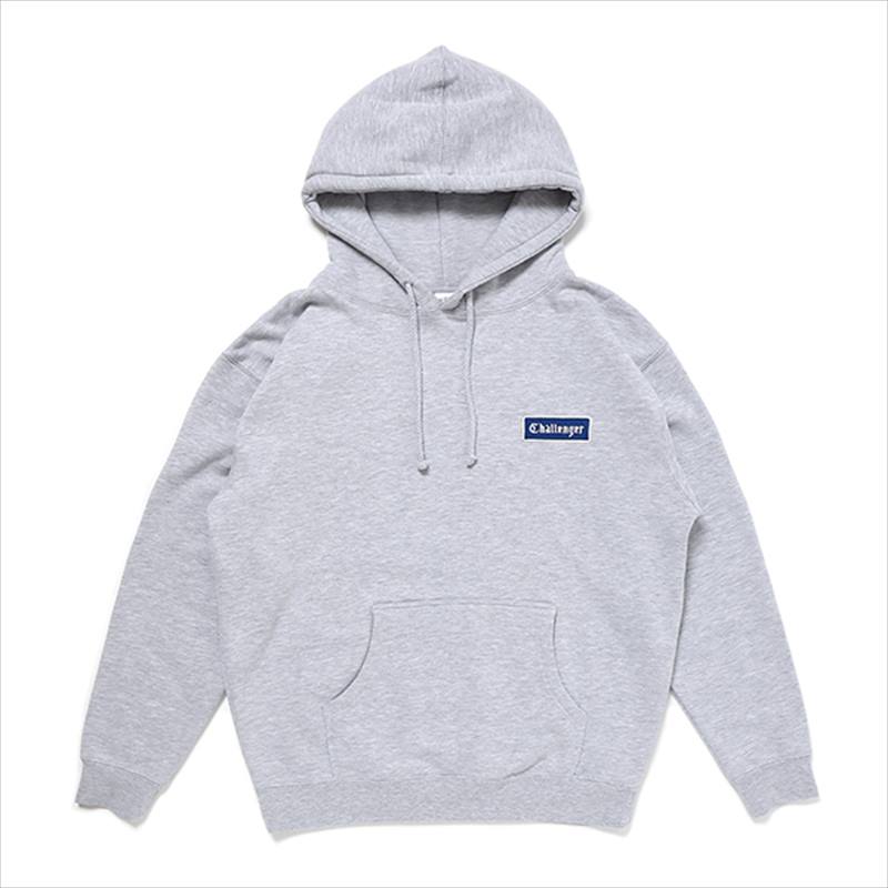 CHALLENGER Logo Patch Hoodie アッシュグレー