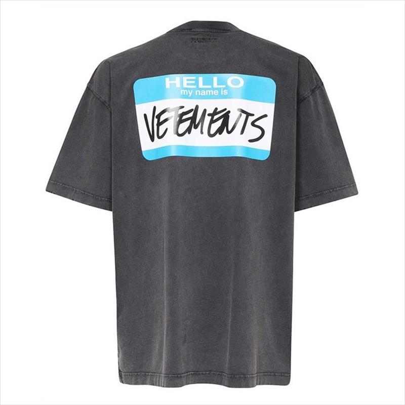 新品《 VETEMENTS 》My Name Is Faded Tee S