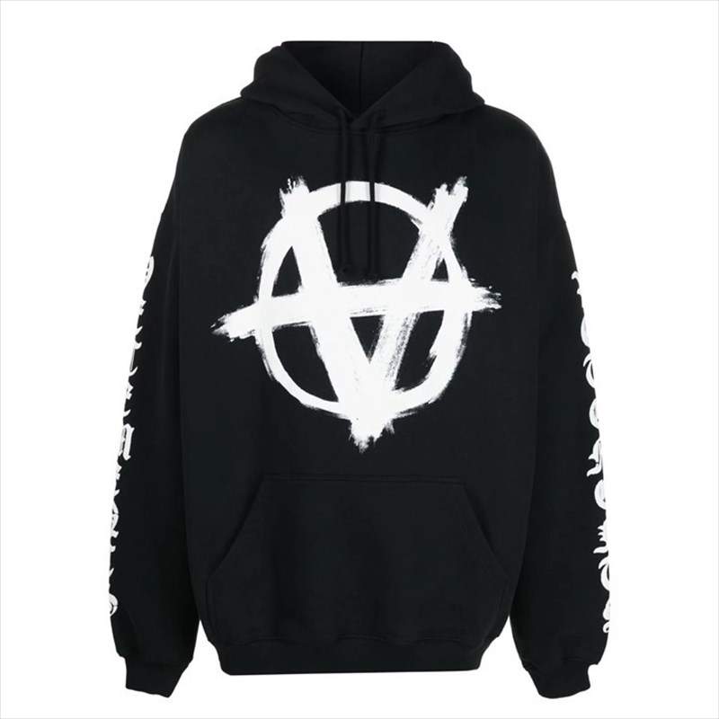 VETEMENTS Double Anarchy Logo Hoodie