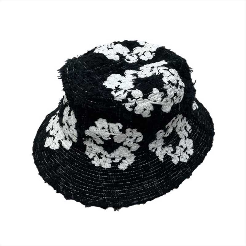 READYMADE DENIM TEARS Cotton Wreath Tweed Bucket Hat
