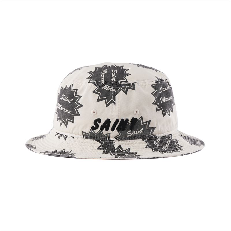 SAINT Mxxxxxx BACKET HAT/SAINT/WHITE 新品