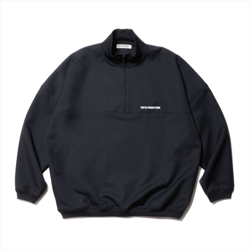 COOTIE PRODUCTIONS Polyester Twill Half Zip L/S Tee