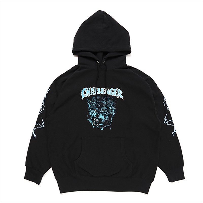 CHALLENGER THUNDER WOLF HOODIE XL パーカー