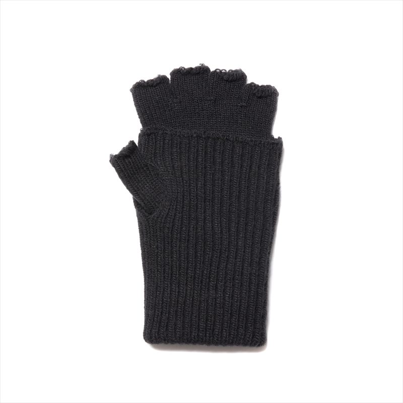 COOTIE PRODUCTIONS フィンガーレスニットグローブ ブラック COOTIE PRODUCTIONS フィンガーレスニットグローブ ブラック