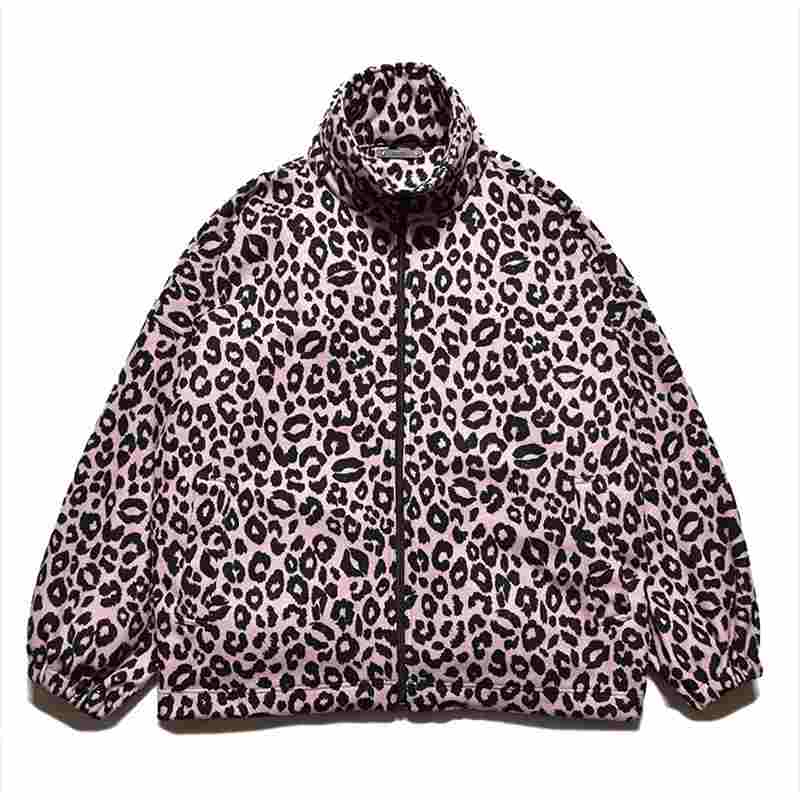 MINEDENIM Lips Leopard Fleece Big BZ