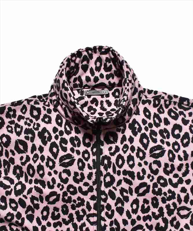 MINEDENIM Lips Leopard Fleece Big BZ