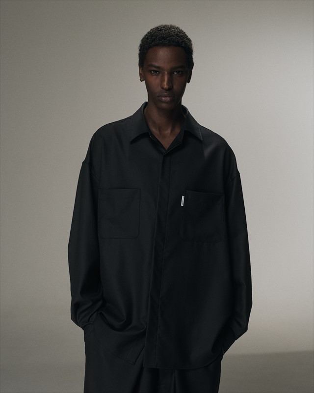 画像4: COOTIE PRODUCTIONS TECHWOOL® Fly Front L/S Shirt (フライフロントシャツ) (4)