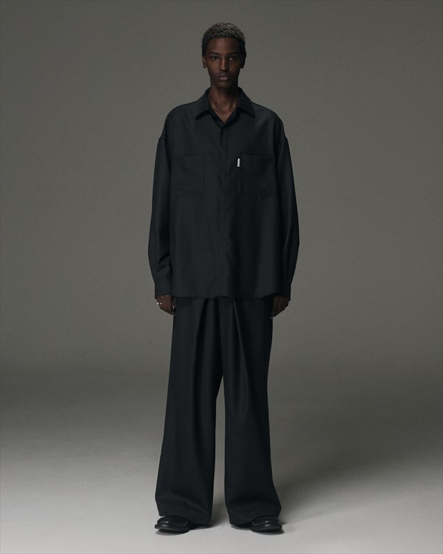 画像3: COOTIE PRODUCTIONS TECHWOOL® Fly Front L/S Shirt (フライフロントシャツ) (3)