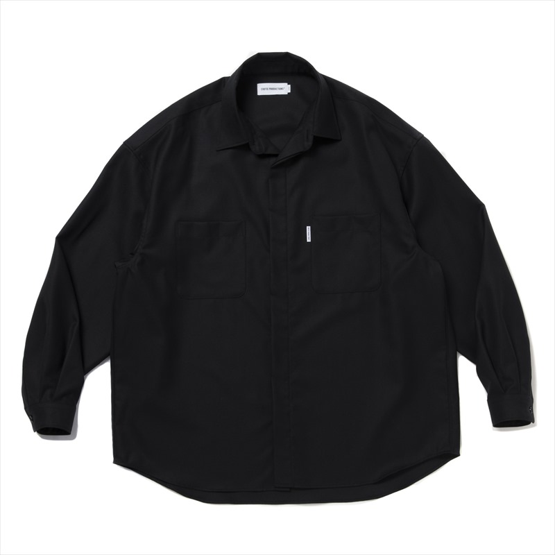 画像1: COOTIE PRODUCTIONS TECHWOOL® Fly Front L/S Shirt (フライフロントシャツ) (1)