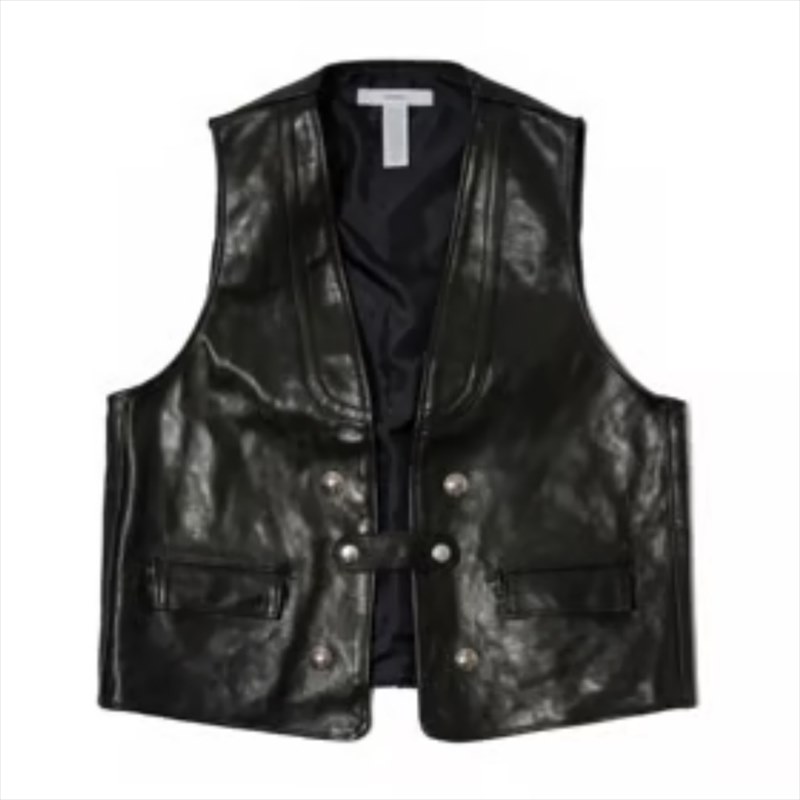 画像1: MASSES Horse Leather Vest Vintage (ホースレザーベスト) (1)